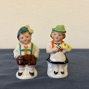 Vintage Occupied China Salt and Pepper Shakers